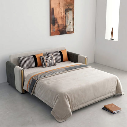 Imelde Two Seater Sofa Bed, Linen