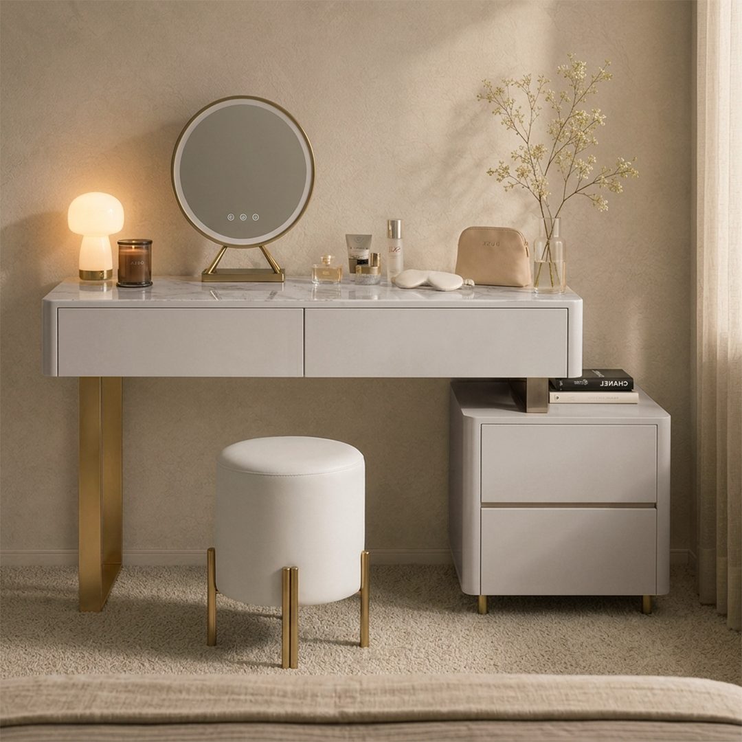 Serenique Dressing Table With LED Mirror