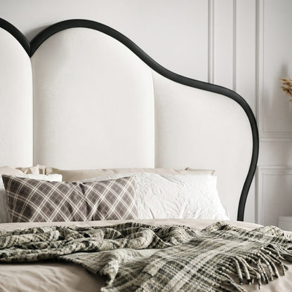 Tracy Cream King Size / Super King Size Bed, Cream