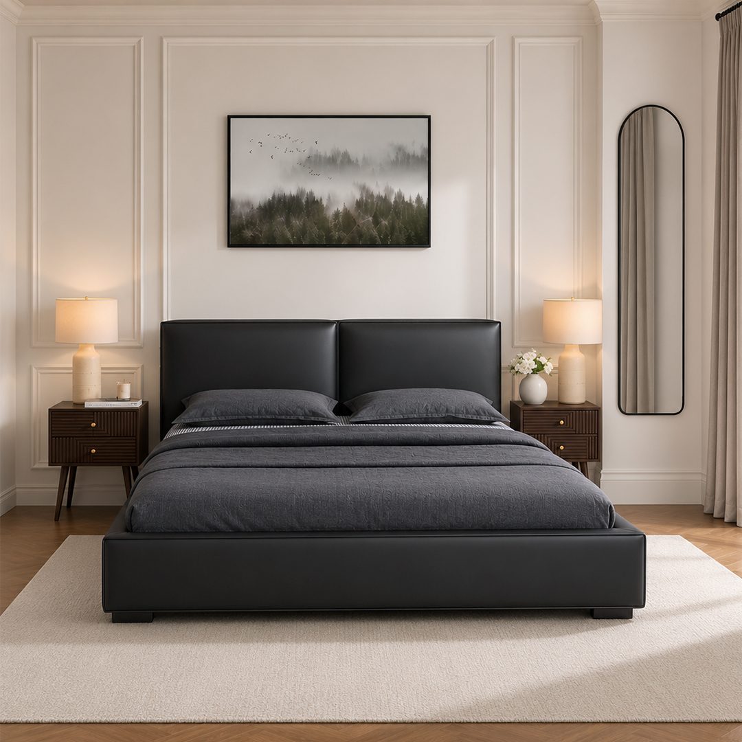 Vanessa King Size / Super King Size Bed, Black