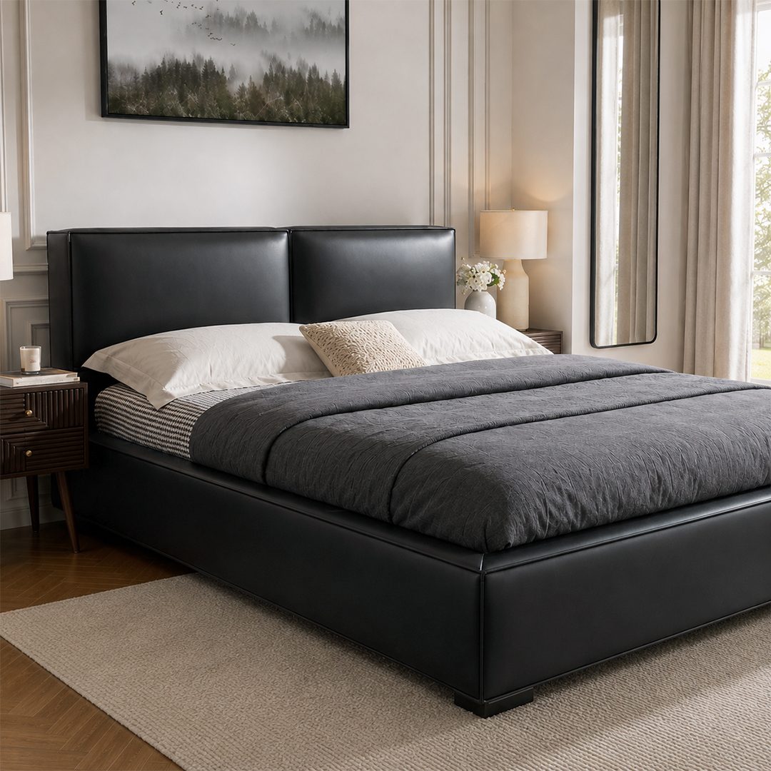 Vanessa King Size / Super King Size Bed, Black