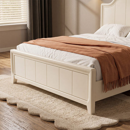 Agnes King Size / Super King Size Bed With Storage, Cream
