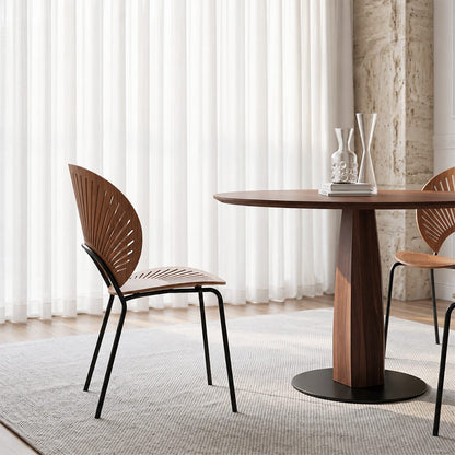 Seraphina Round Dining Table, Solid Wood