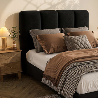 Lysander Double Bed, King Size Bed, Black