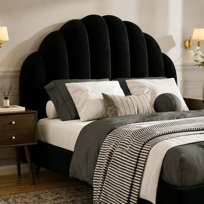 Cassian Small Double Bed, King Size Bed, Flannelette