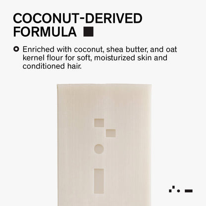 Bravo Sierra Body and Hair Solid Cleanser – Sandalwood and Fig, 7 oz | All-In-One Bar