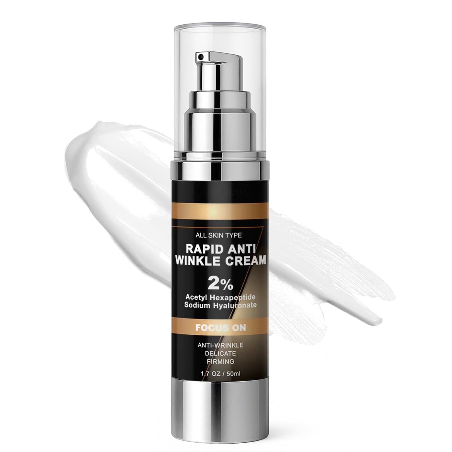 Breavo Wrinkle Cream for Men & Women – Anti-Aging Face Moisturizer with Hyaluronic Acid, Collagen & Shea Butter | 1.7 oz