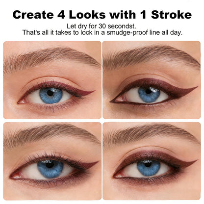 Brenqe Plum Gel Eyeliner Pencil 2PCS – Waterproof & Smudge-Proof