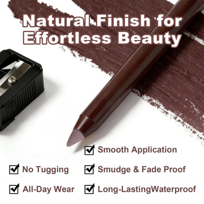 Brenqe Plum Gel Eyeliner Pencil 2PCS – Waterproof & Smudge-Proof