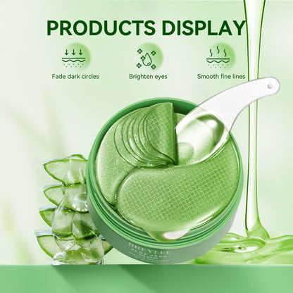 BREYLEE Aloe Vera Eye Masks – 60 Pcs for Puffy Eyes & Dark Circles