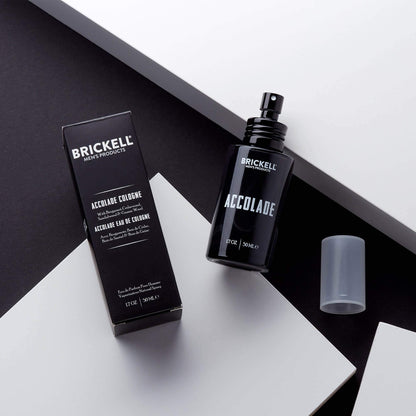 Brickell Men's Accolade Cologne – Italian Bergamot, Cedarwood, Sandalwood, Lemon & Guaiac Wood, 1.7 oz (Natural & Organic)