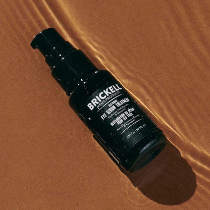 Brickell Men's Dark Circle Serum – Natural Under-Eye Treatment for Men (0.65 oz, Unscented)