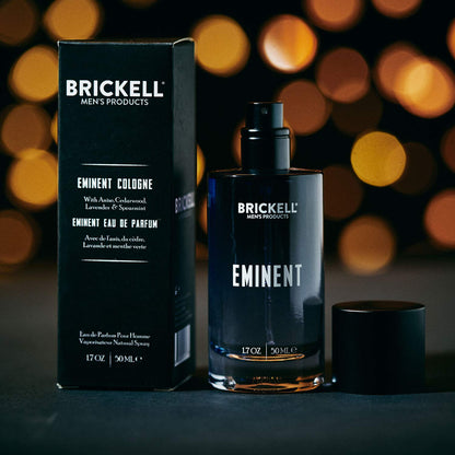 Brickell Men's Eminent Cologne – Natural Anise, Cedarwood, Lavender & Spearmint (1.7 oz)