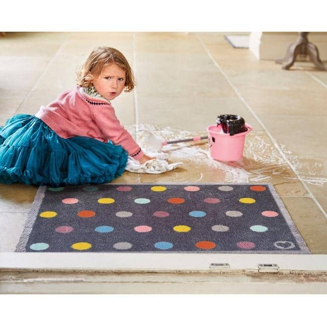 Eco-Friendly Washable Dots Mat and Runner