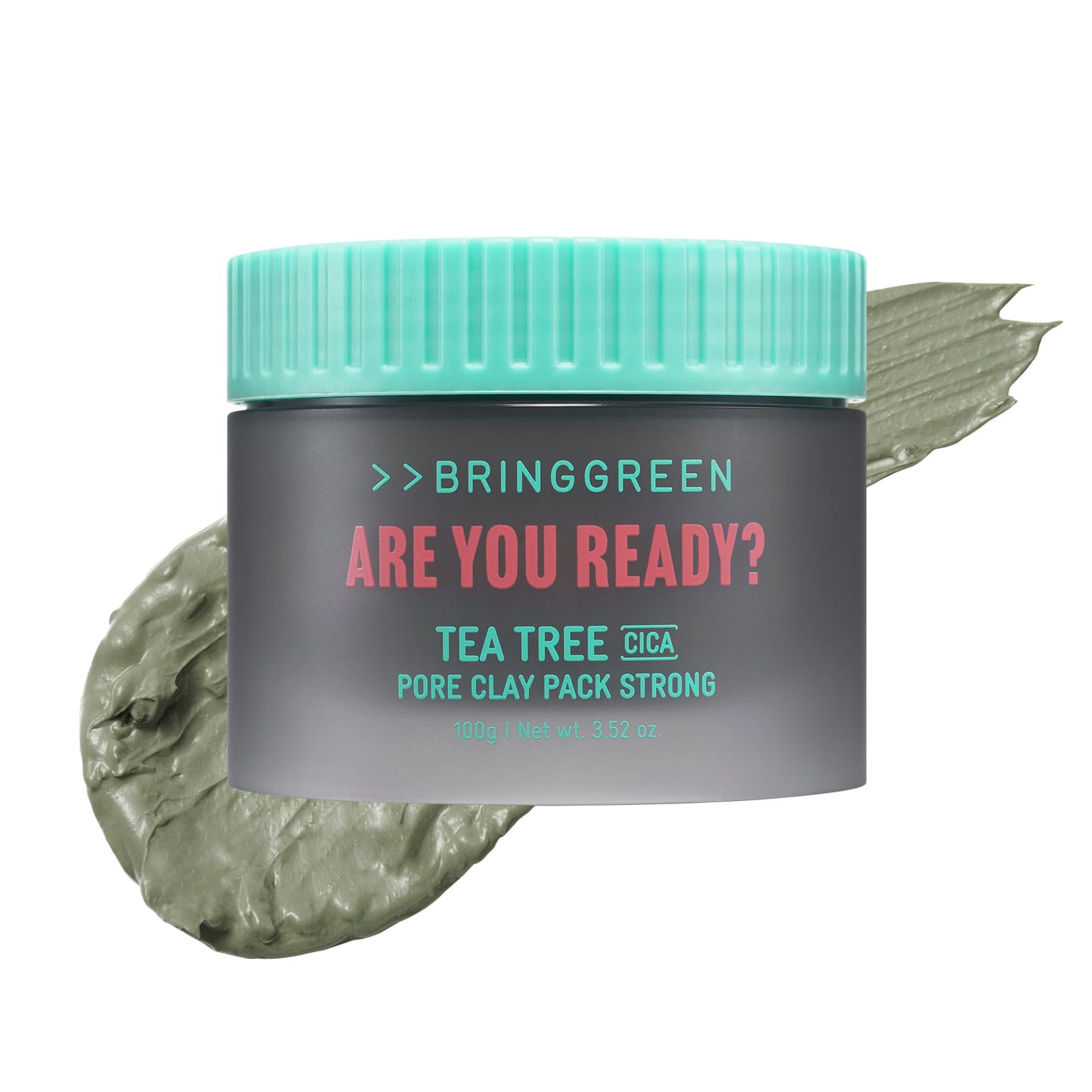 BRING GREEN Netflix Squid Game Edition Tea Tree Cica Pore Clay Pack 100g – Deep Cleansing & Cooling Mask