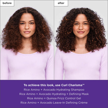 Briogeo Curl Charisma Rice Amino + Avocado Hydrating Conditioner – Define, Moisturize & Frizz Control (33.8 oz)
