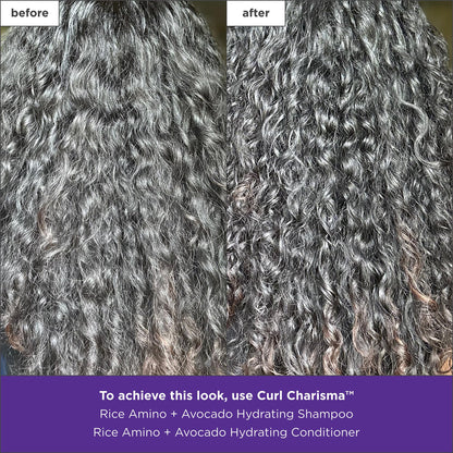 Briogeo Curl Charisma Rice Amino + Avocado Hydrating Conditioner – Define, Moisturize & Frizz Control (33.8 oz)