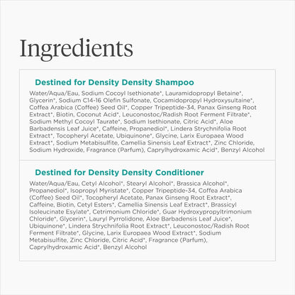 Briogeo Destined For Density Caffeine + Biotin Peptide Shampoo & Conditioner Set — Thickening, Vegan & Cruelty-Free