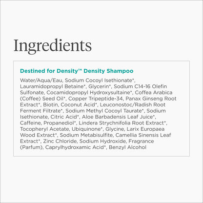 Briogeo Destined For Density Caffeine + Biotin Peptide Density Shampoo | Thickening Shampoo for Fine Hair