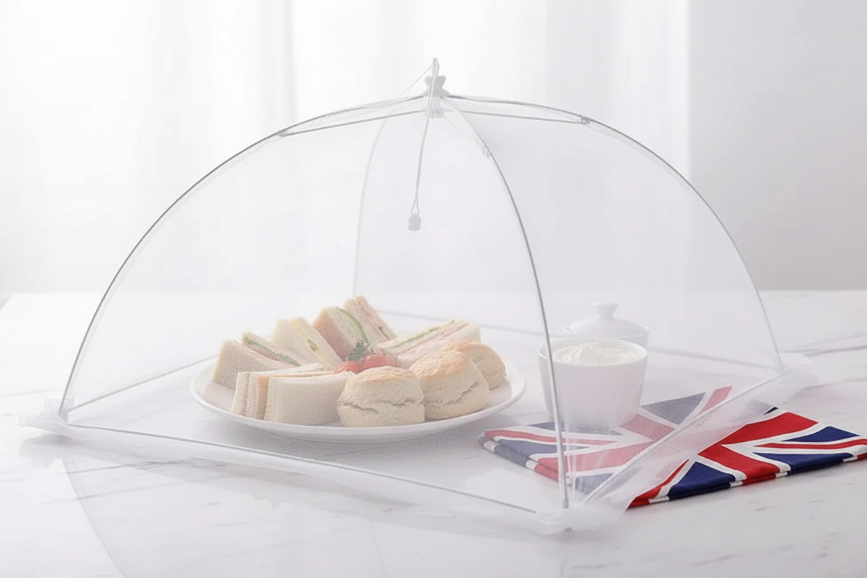 Mesh Folding Food Cover Insect Proof Washable Space Saving Kitchen Food Protector