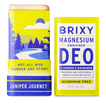 BRIXY Magnesium Deodorant - Aluminum Free, Skin-Friendly Odor Control