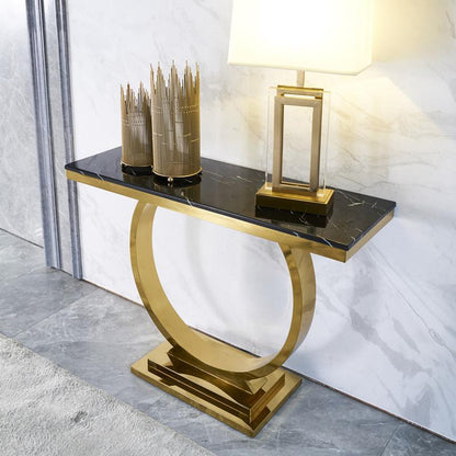 Brody Console Table, Black