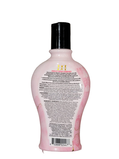 Brown Sugar Double Dark Chocolate Strawberries 400X Bronzing Lotion – Ultra-Rich Indoor Tan Gel, 7.5 oz