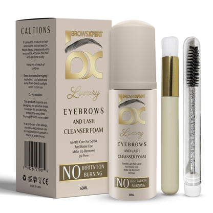 Brows Xpert Clarifying Brow Foam – Gentle Oil-Free Makeup Remover for Sensitive Skin