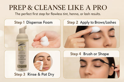 Brows Xpert Clarifying Brow Foam – Gentle Oil-Free Makeup Remover for Sensitive Skin