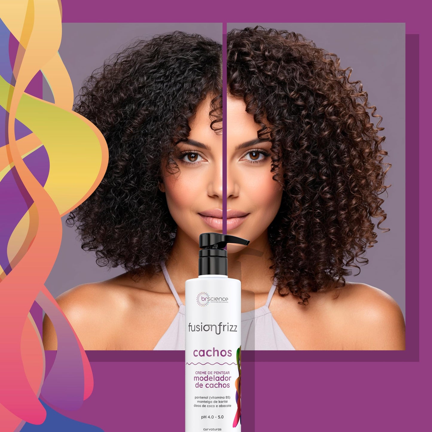 Brscience Fusionfrizz Curls 3A–3C | Curl Defining Leave-In Cream 500ml