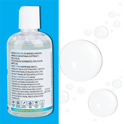 Bruizex Arnica Micellar Water – Cleansing, Makeup Removal & Lymphatic Support (All Skin Types, 8 fl oz)