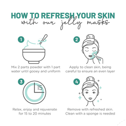 BRÜUN Peel-Off Jelly Mask NEO Set – 10 Treatments (Chocolate, Aloe Vera, Avocado & More)