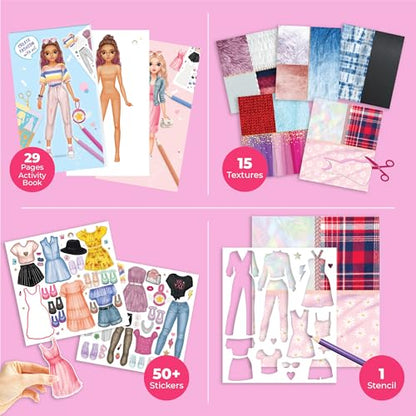 BSCOOL Fashion Studio: Little Designer Creativity Book for Kids 4+ | Dress Up, Drawing & Coloring