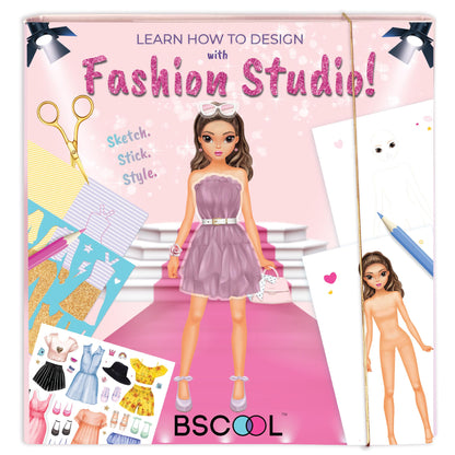 BSCOOL Fashion Studio: Little Designer Creativity Book for Kids 4+ | Dress Up, Drawing & Coloring