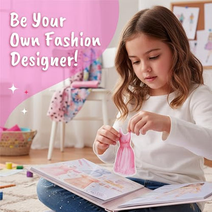 BSCOOL Fashion Studio: Little Designer Creativity Book for Kids 4+ | Dress Up, Drawing & Coloring