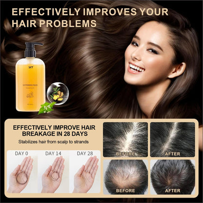 BSMAX Ginger Plant Extract Anti Hair Loss Shampoo | Hair Regrowth, Thickening & Longer Hair (400ml)