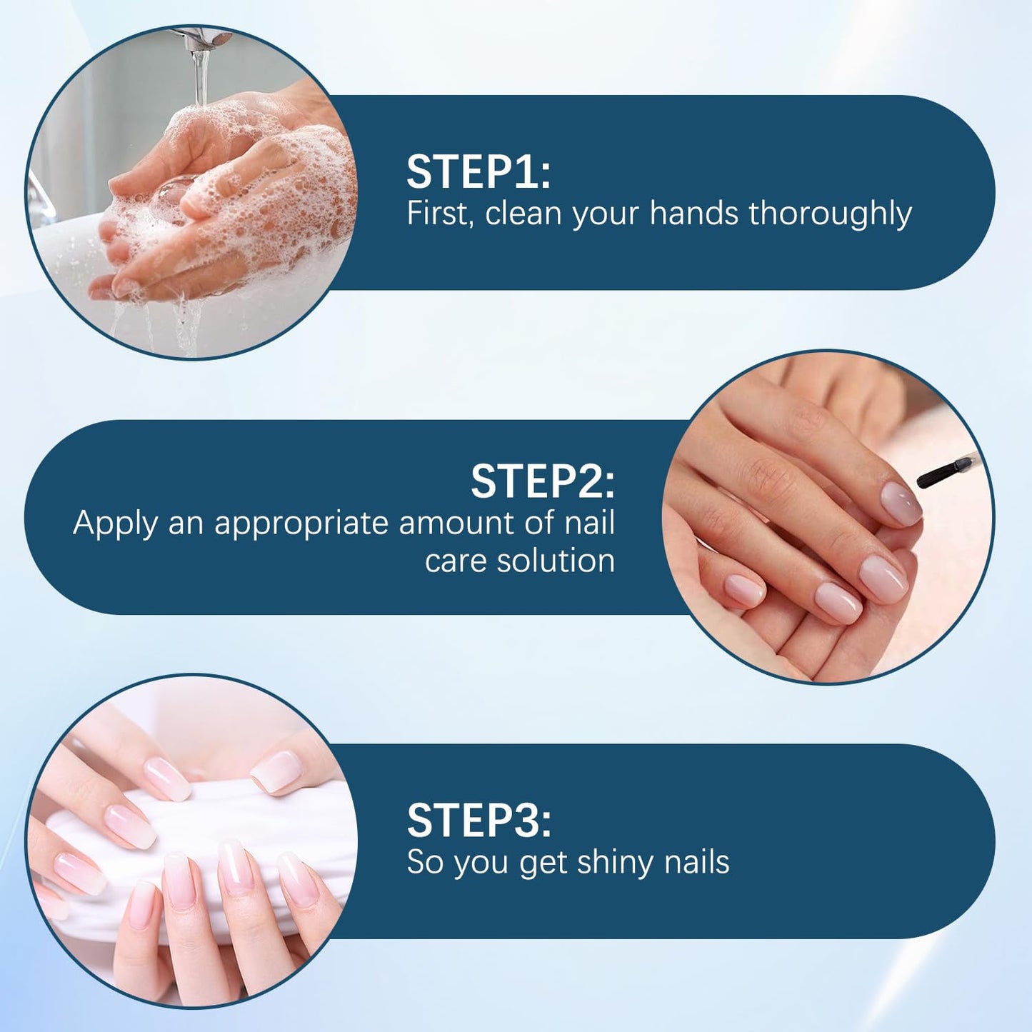 BSphinx 2Pcs 3 Days Nail Care — Keratin Amino Acid Formula for Strength & Hydration
