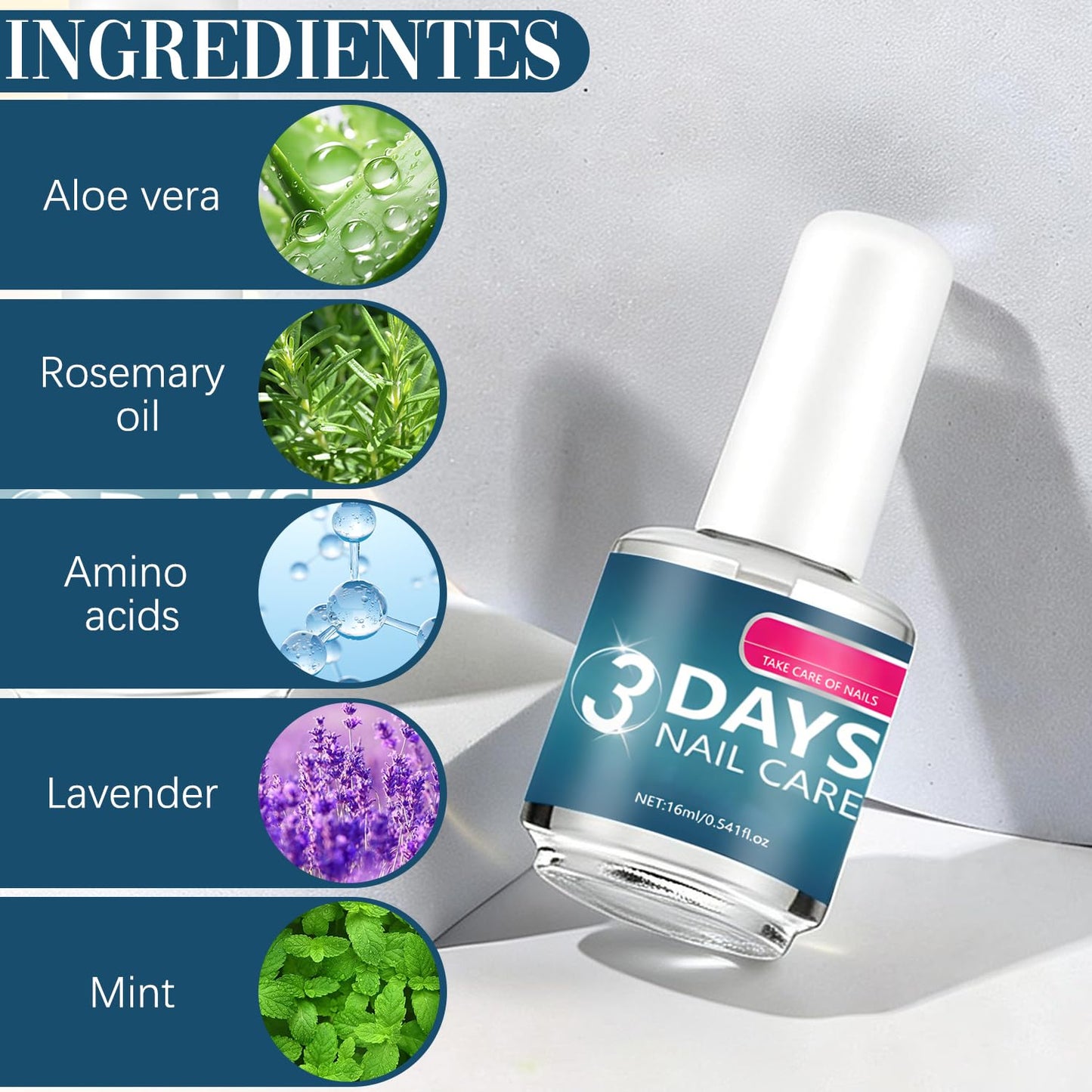 BSphinx 2Pcs 3 Days Nail Care — Keratin Amino Acid Formula for Strength & Hydration