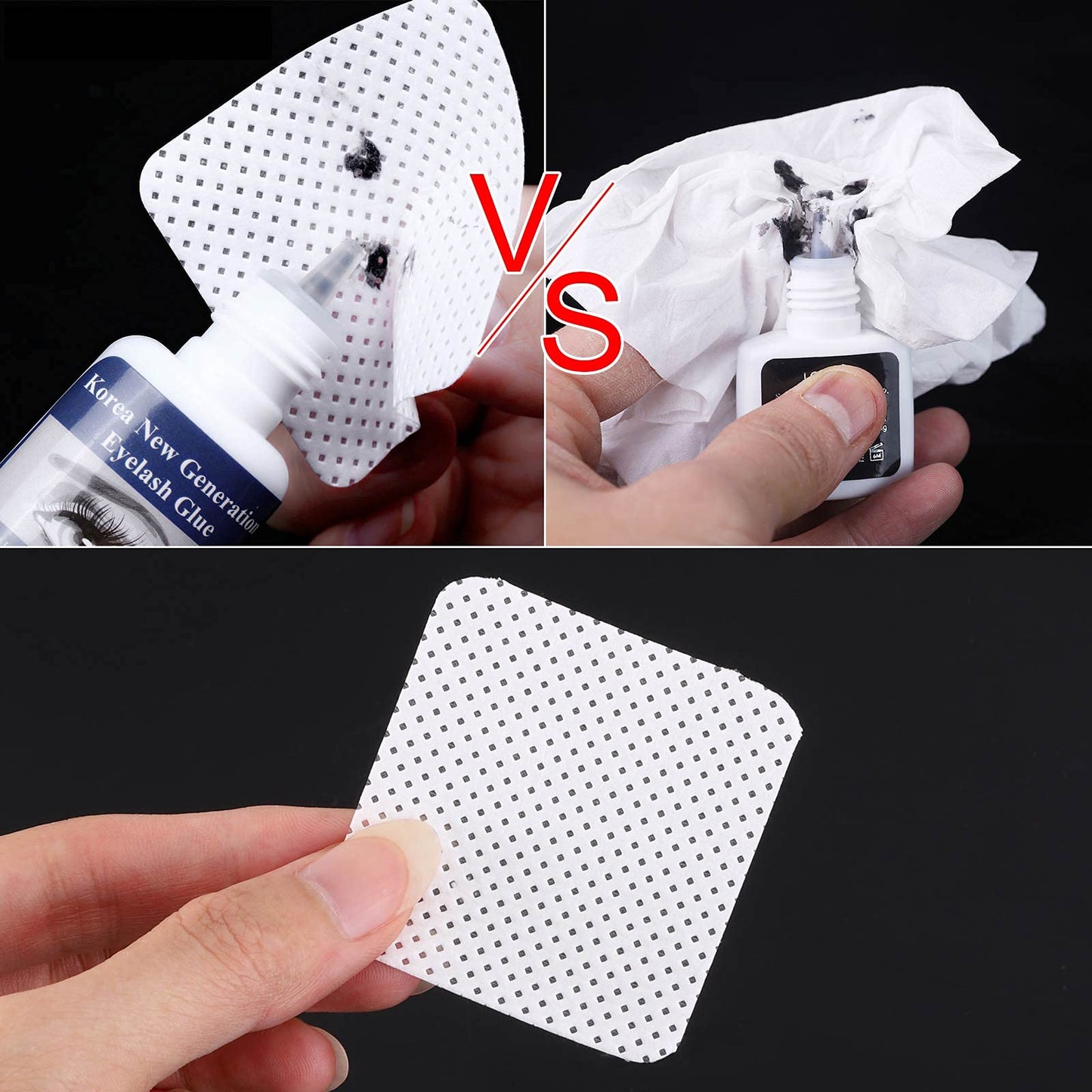 BTYMS 1000Pcs Nail Wipes – Lint-Free Pads for Gel Polish, Lash Extensions & More