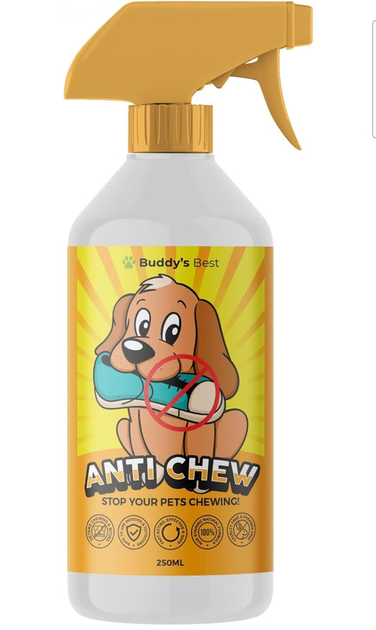 BUDDY'S BEST Anti Chew Spray for Puppies & Dogs