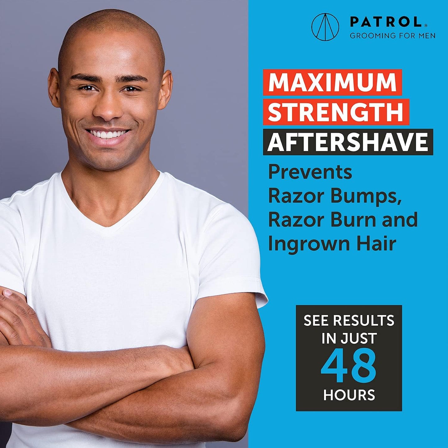 Bump Patrol Maximum Strength Aftershave Formula - Razor Bump & Irritation Solution - 4 Ounces