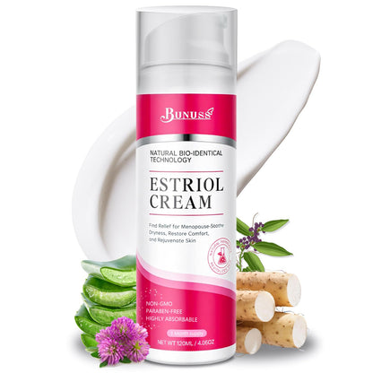 BUNUSS Estriol Face Cream for Women – Natural Bioidentical Moisturizer with Wild Yam