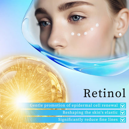 BUNUSS Retinol Eye Cream - 4% Retinol with Hyaluronic Acid, Peptides & Caffeine | Dark Circles & Puffiness, 1 fl oz