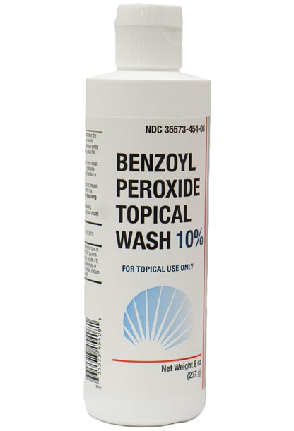 Burelpharma Benzoyl Peroxide Topical Wash 10% | Acne Treatment for All Skin Types