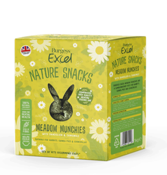 Burgess Excel Meadow Munchies Small Animal Treats 1KG
