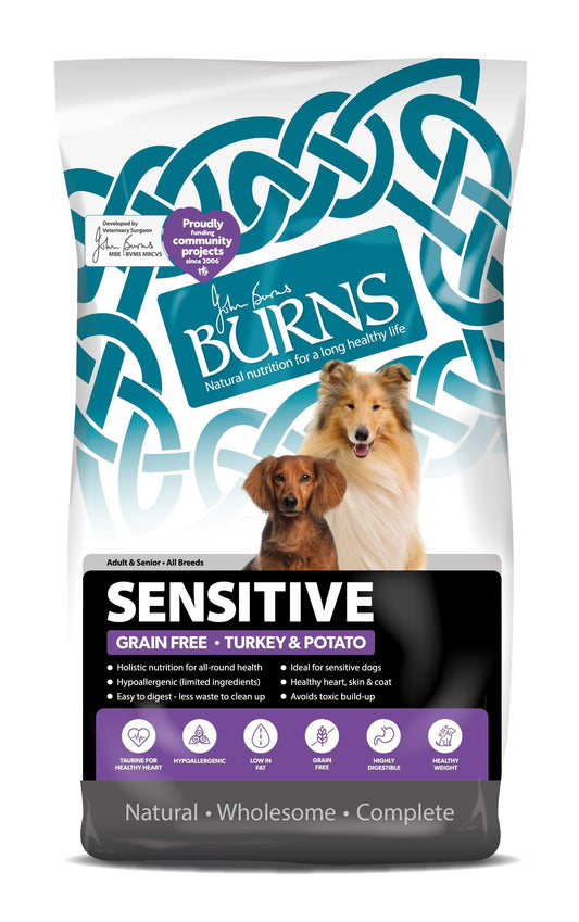 Burns Sensitive Grain Free with Turkey