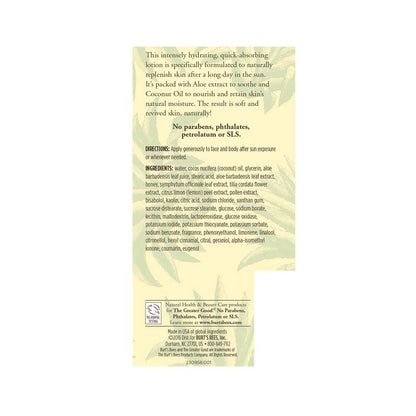 Burt's Bees Aloe After Sun Soother — Quick-Absorbing Hydration, 6 fl oz