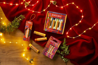 Burt's Bees Kissable Color Gift Set — 3 Lip Shimmers (Peony, Fig & Rhubarb)