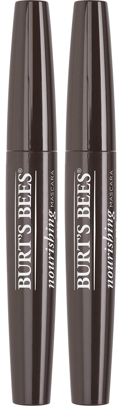 Burt's Bees 100% Natural Nourishing Mascara, Classic Black — 0.4 Ounce (Pack of 2)