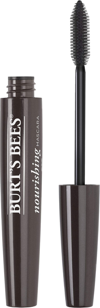 Burt's Bees 100% Natural Nourishing Mascara Black Brown - 0.4 oz (Pack of 2)